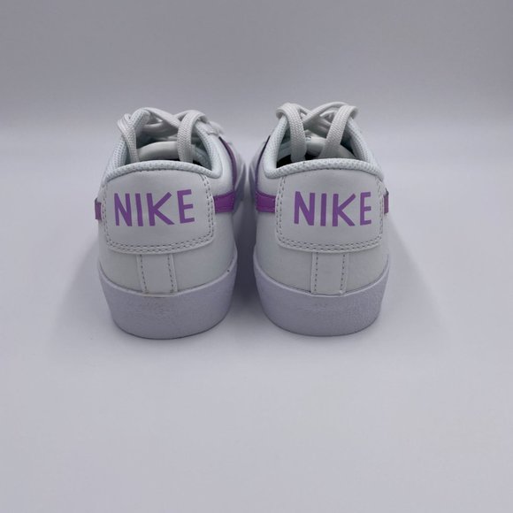 Nike Blazer Low ' 77 White / Purple Womens Shoes - Picture 4 of 8